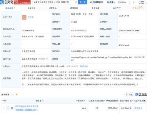 華友鈷業(yè)設立子公司布局AI軟件開發(fā)，拓展業(yè)務版圖